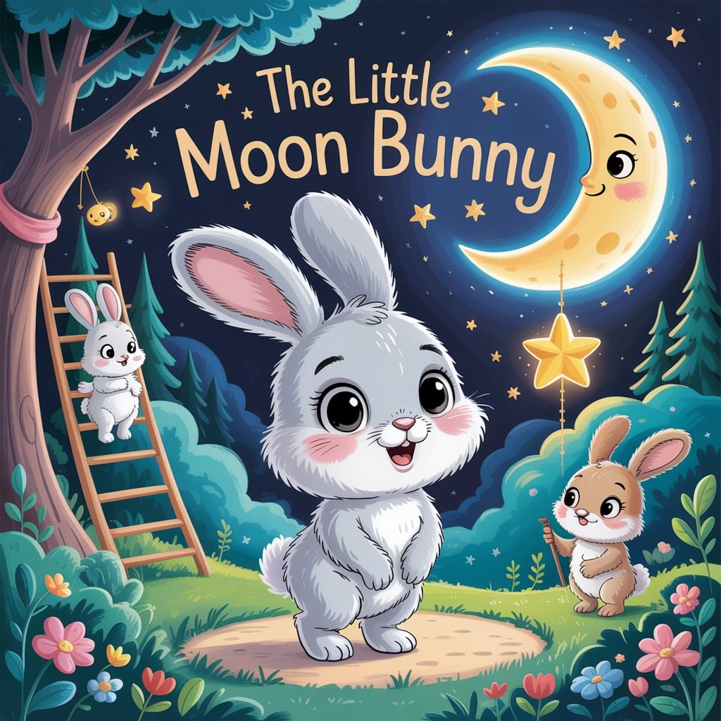 The Little Moon Bunny – A Gentle Goodnight Storybook for Kids